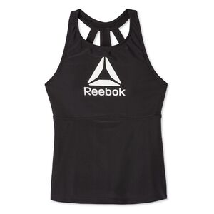 Reebok. Black and White Athletic Tank. Size Medium***